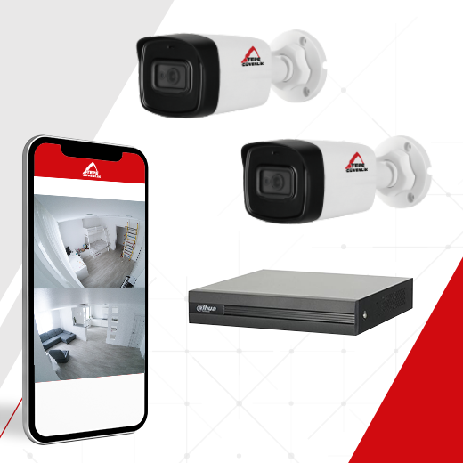 Securitas Kamera Paketi (2'li Sistem) Montaj Dahil